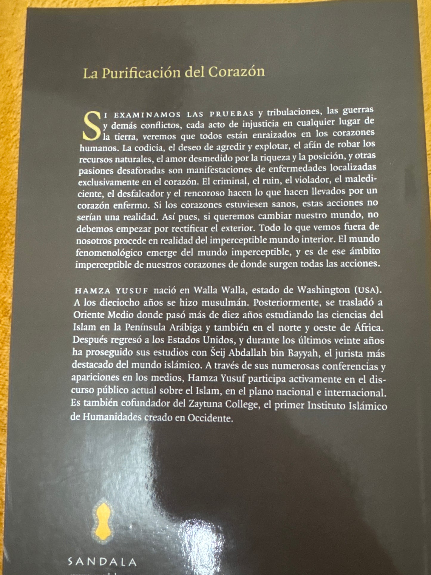 La purificación del corazón