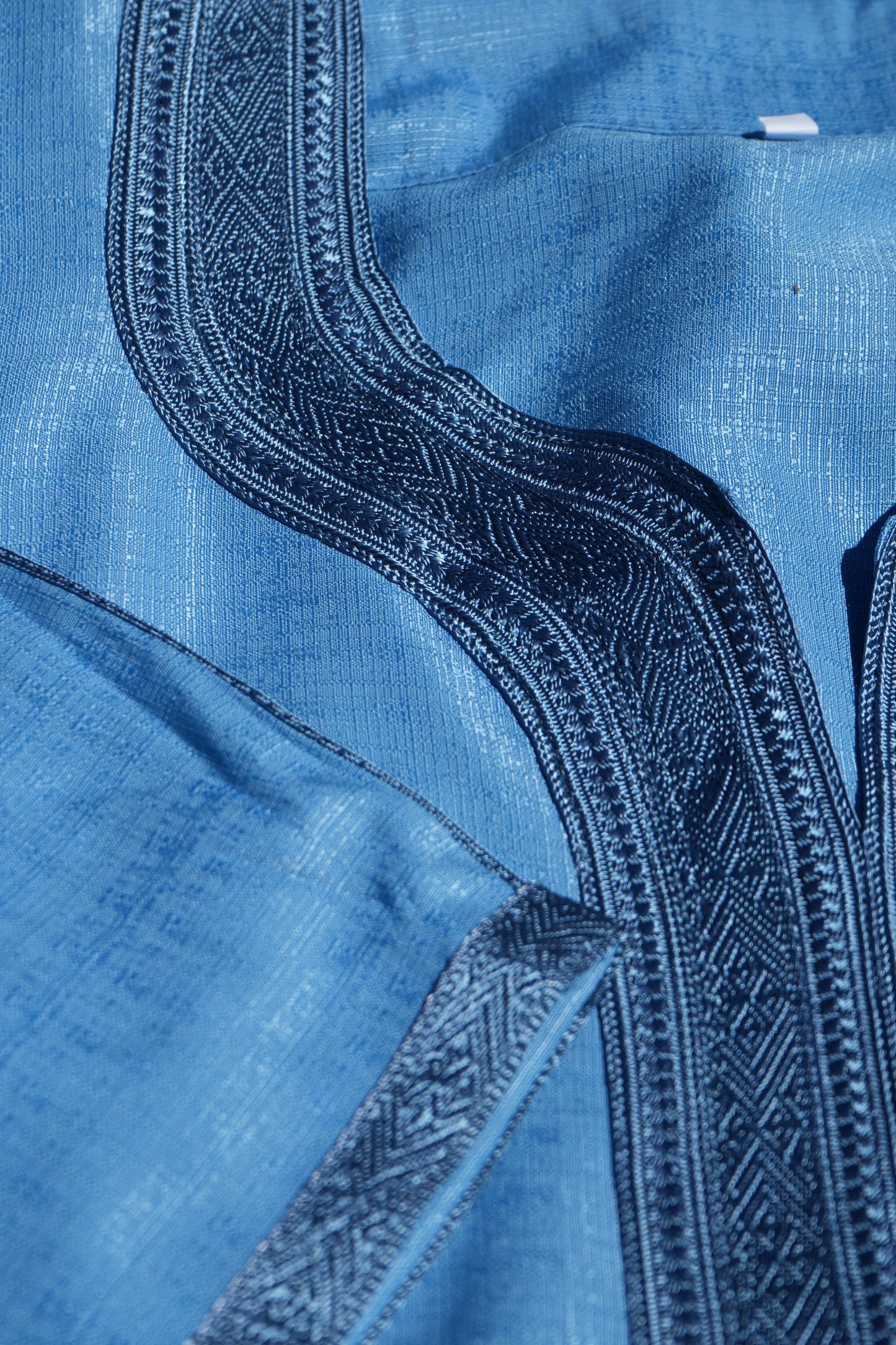 Gandura azul acabados azulados (High Quality)