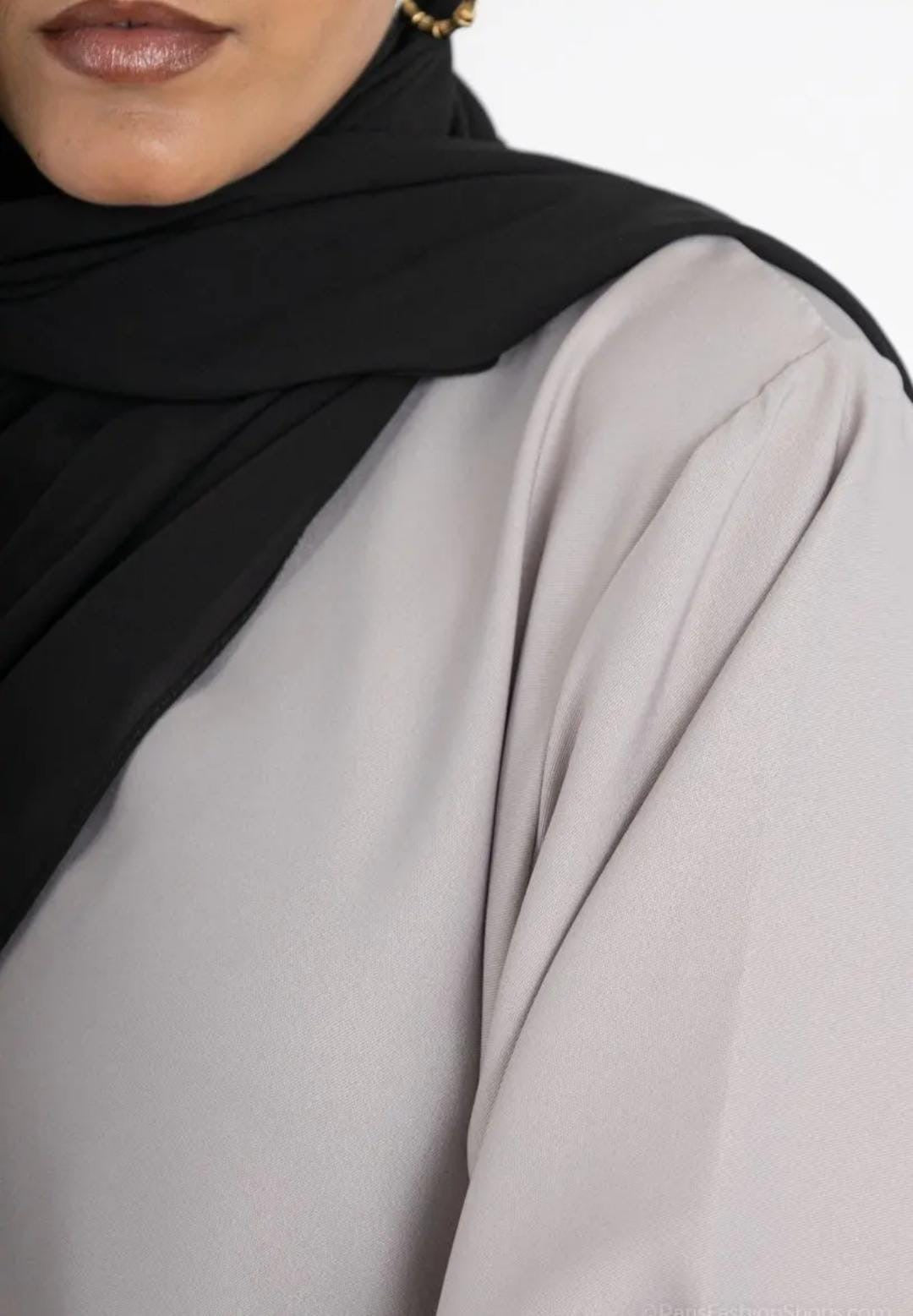 Robe abaya manches largue